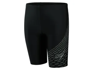 Speedo Medley Logo Boys Jammer (Black/Grey)