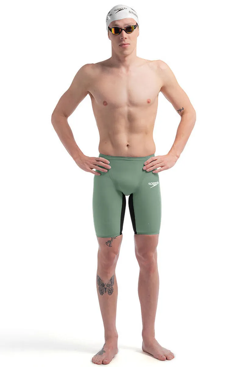 Speedo - Men's Fastskin LZR Pure Valor 2.0 High Waisted Jammer - Green/Black