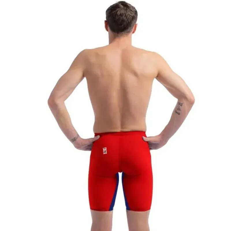 Speedo - Men's Fastskin LZR Pure Valor 2.0 Jammer - Red/Blue