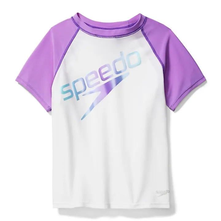 Speedo SHORT SLEEVE SPEEDO LOGO RASHGUARD