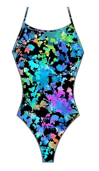 SPEEDO Turnz Printed Tie Back - One Piece Swimsuit