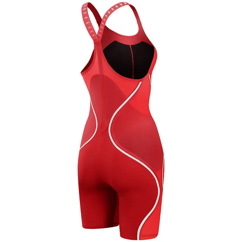 Speedo - Women's Fastskin LZR Pure Intent 2.0 Closedback Kneeskin - Red/White