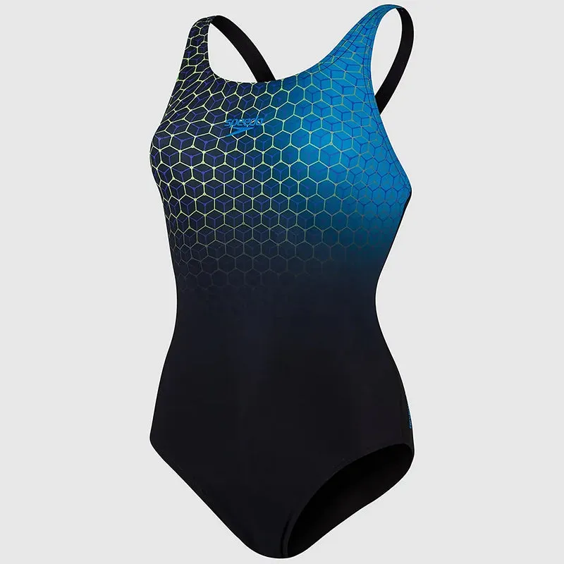 Speedo - Women's Placement Medalist Swimsuit - Black