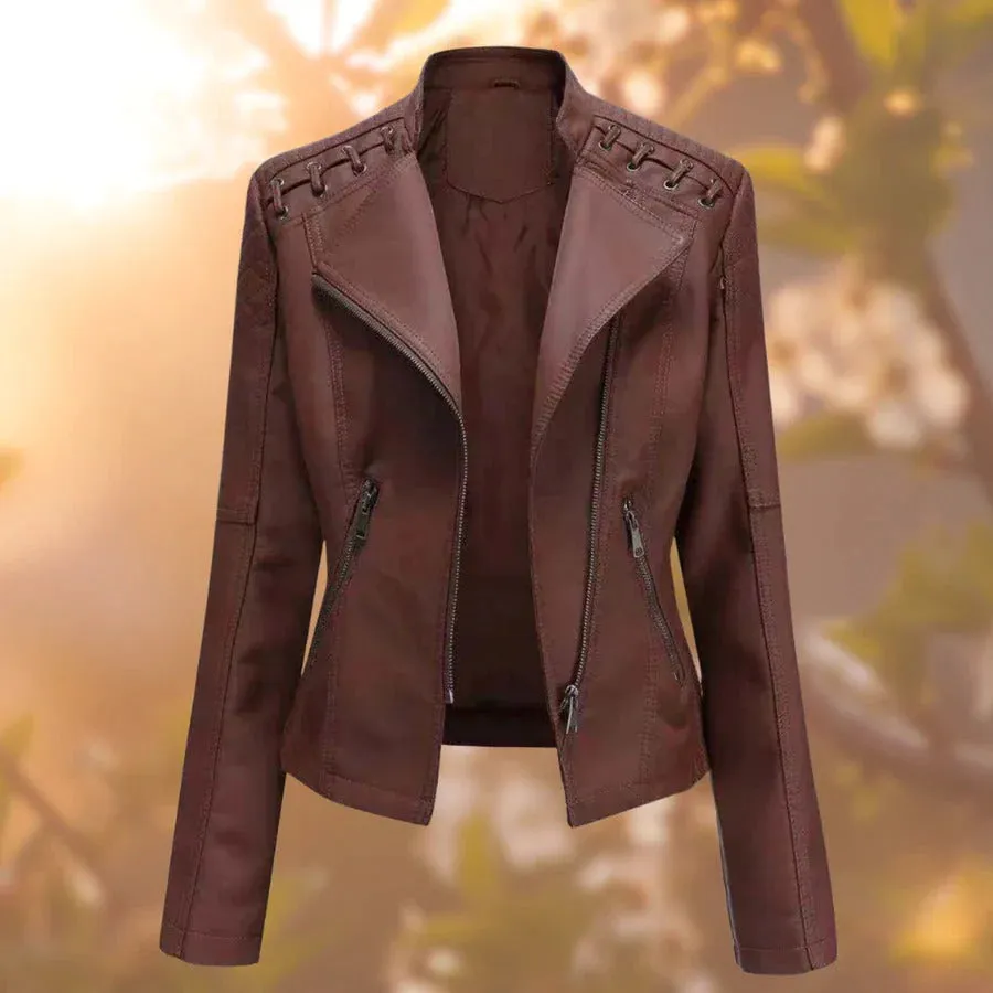 Spencer - Women's Stylish Leather Jacket