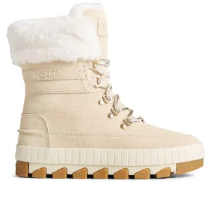 Sperry Women's Torrent Winter Lace Up Boot in Ivory