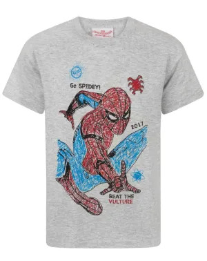 Spider-Man Homecoming Spidey Sketch Boy's T-Shirt