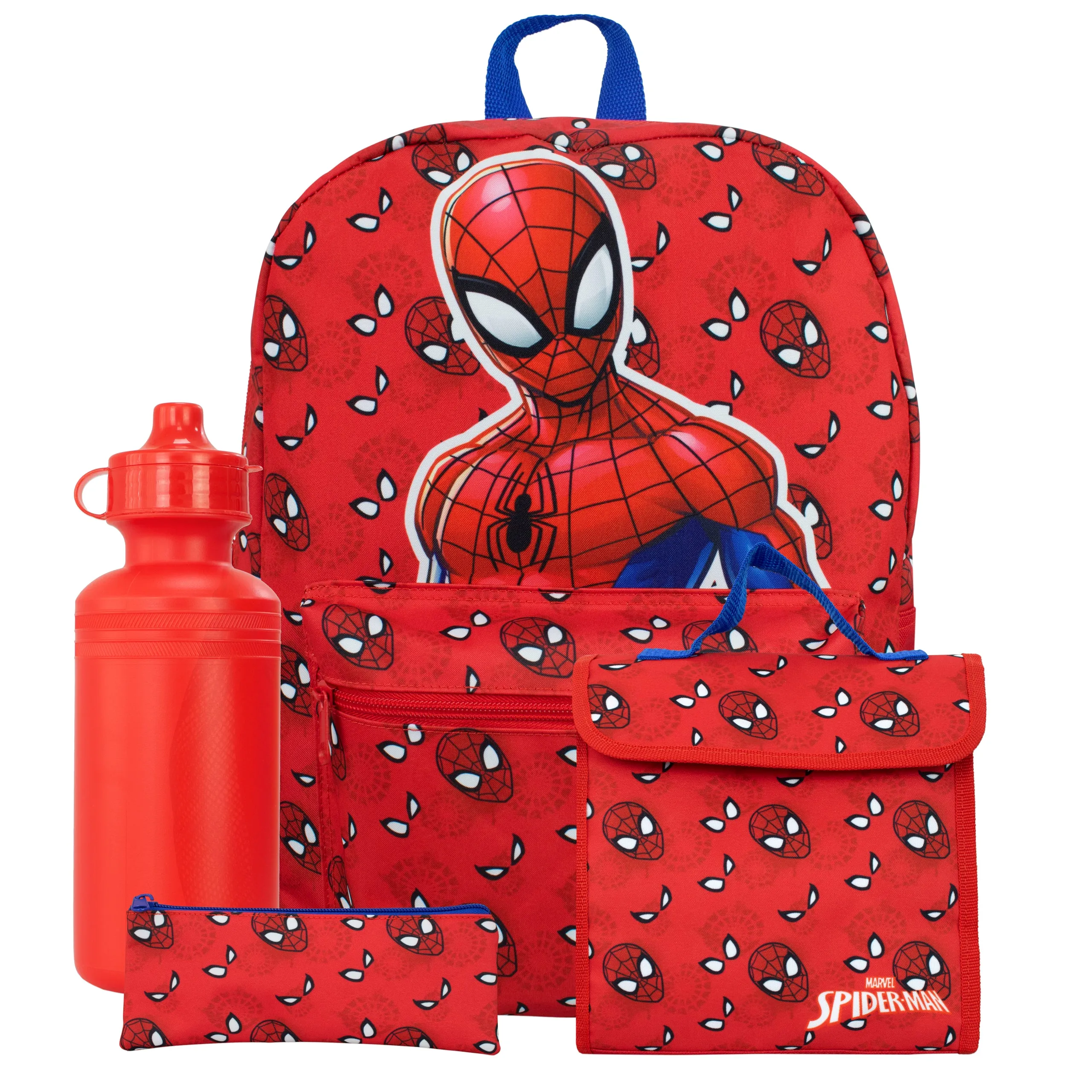 Spiderman 4 Piece Backpack Set