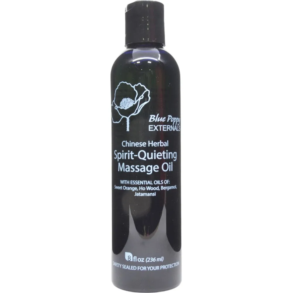 Spirit Quieting Massage Oil 8 oz by Blue Poppy