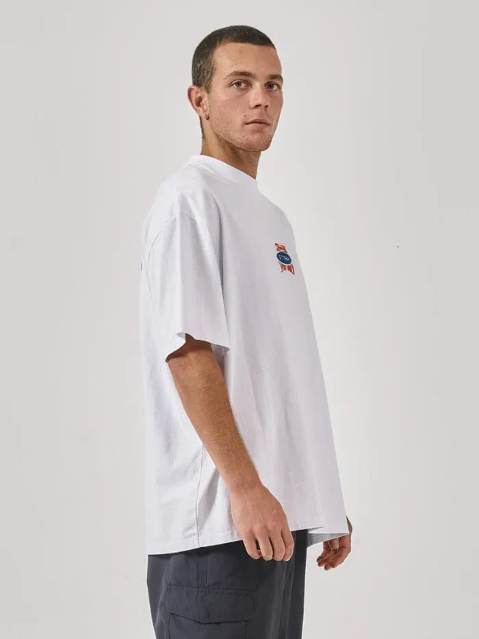 Spirit World Box Fit Oversize Tee - White