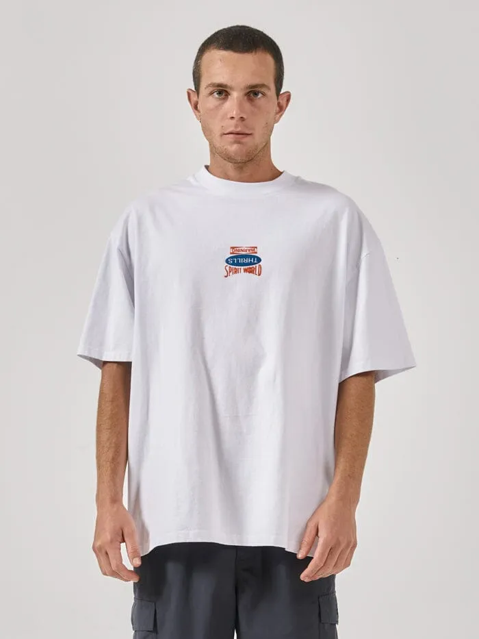 Spirit World Box Fit Oversize Tee - White