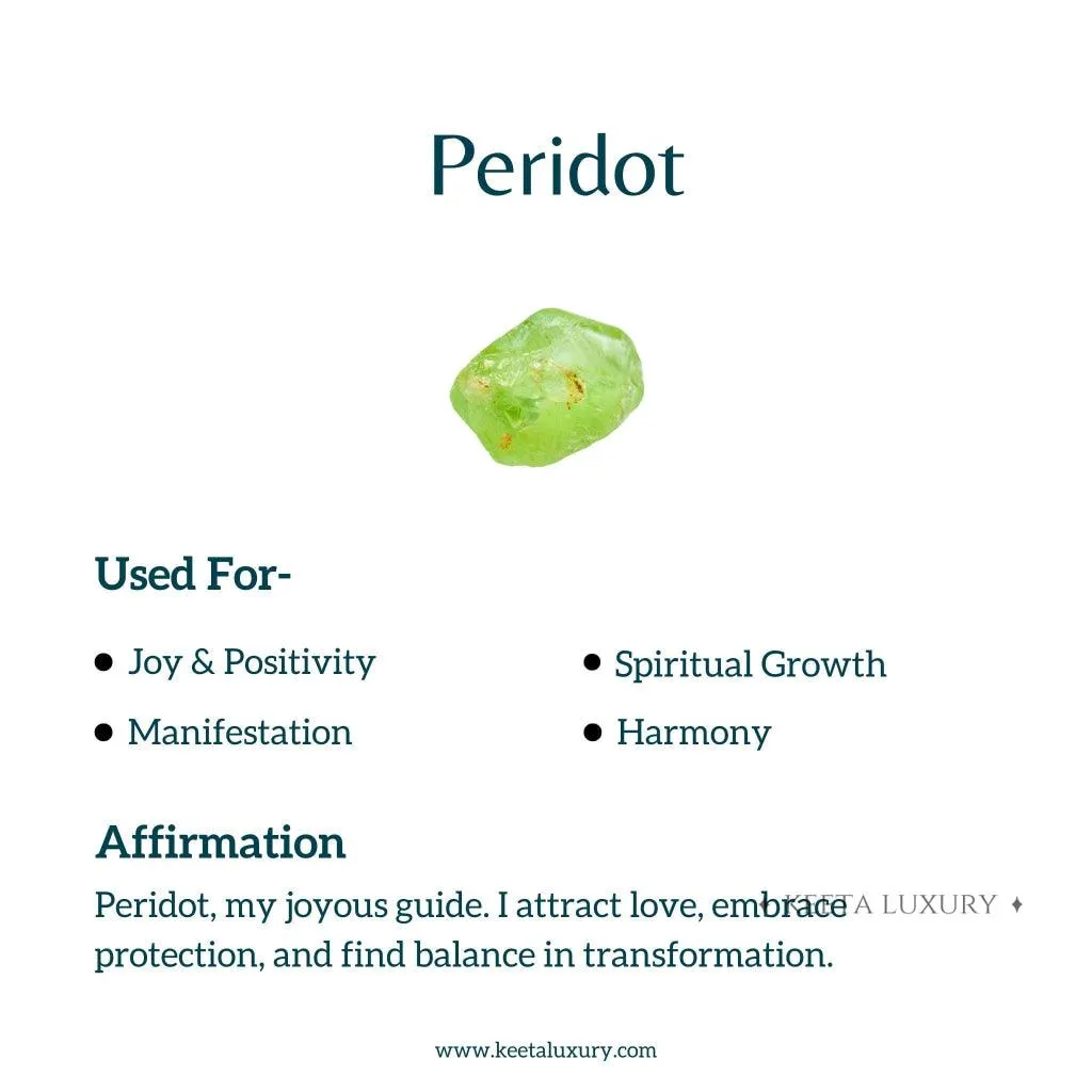 Spiritual Radiance - Peridot Bracelets