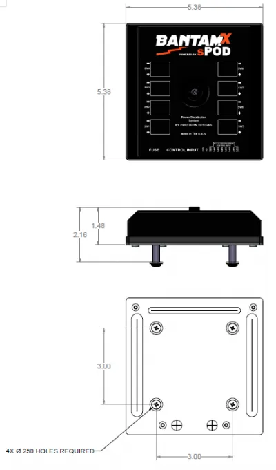 sPod BantamX w/ Touchscreen