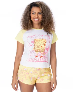 SpongeBob SquarePants Womens T-Shirt Shorts Pyjamas