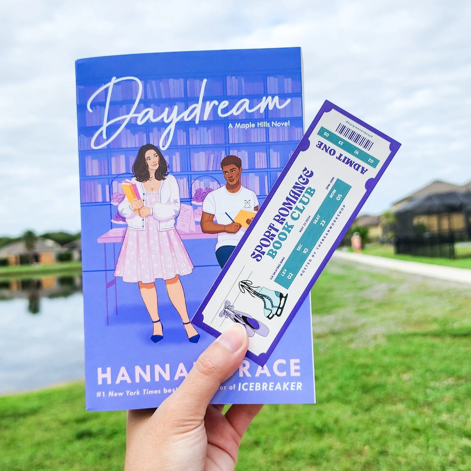 Sport Romance Book Club Bookmark