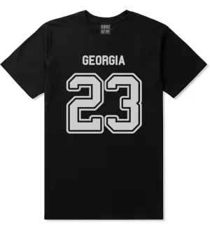 Sport Style Georgia 23 Team State Jersey Mens T-Shirt