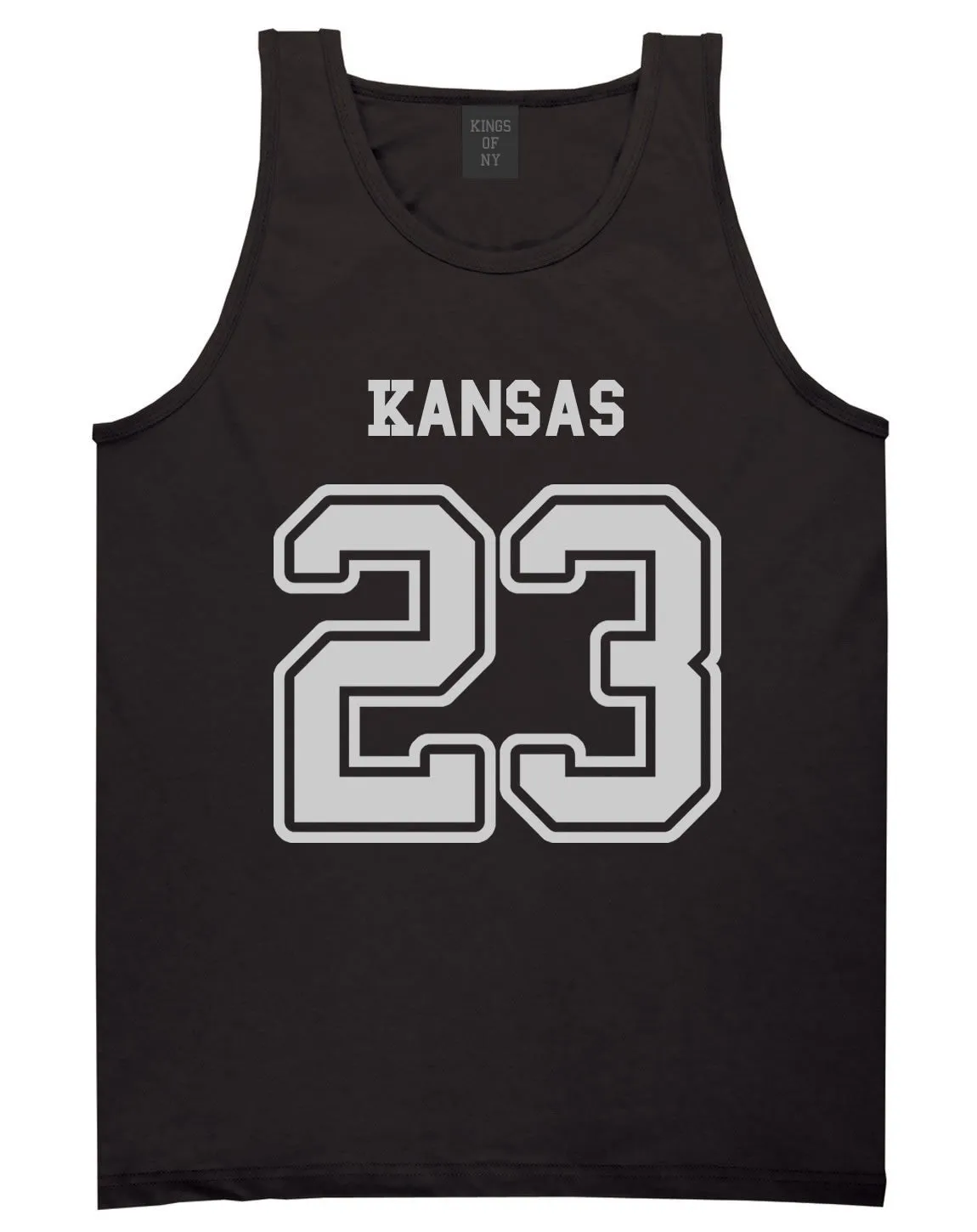 Sport Style Kansas 23 Team State Jersey Mens Tank Top