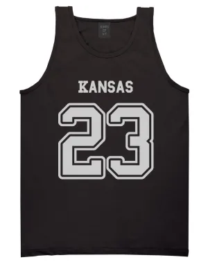 Sport Style Kansas 23 Team State Jersey Mens Tank Top