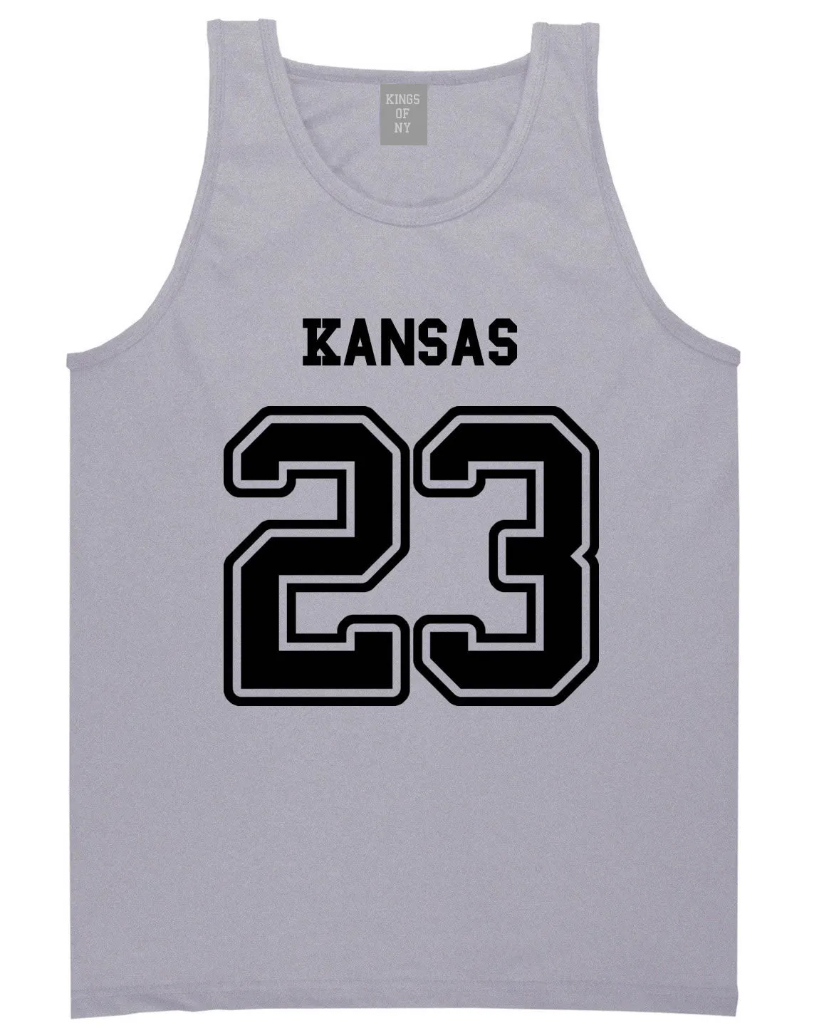 Sport Style Kansas 23 Team State Jersey Mens Tank Top