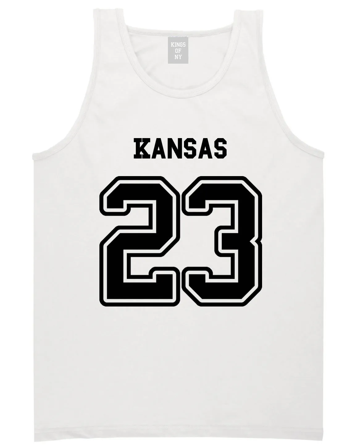 Sport Style Kansas 23 Team State Jersey Mens Tank Top