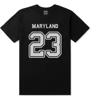 Sport Style Maryland 23 Team State Jersey Mens T-Shirt