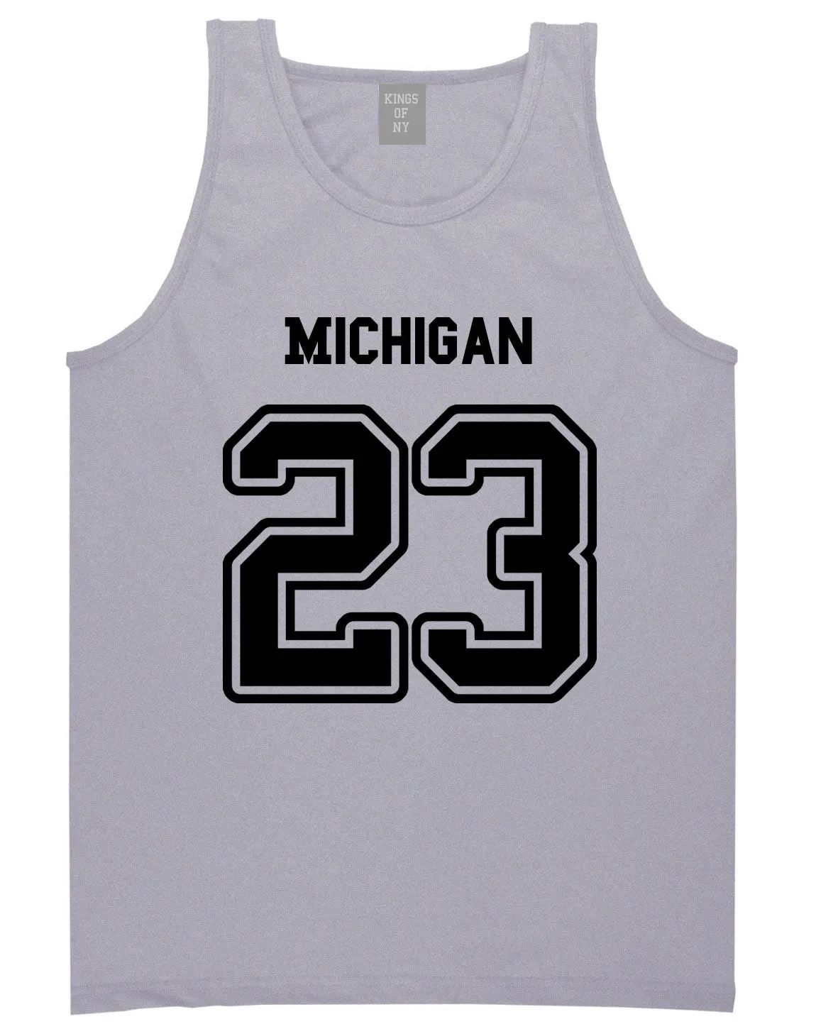 Sport Style Michigan 23 Team State Jersey Mens Tank Top