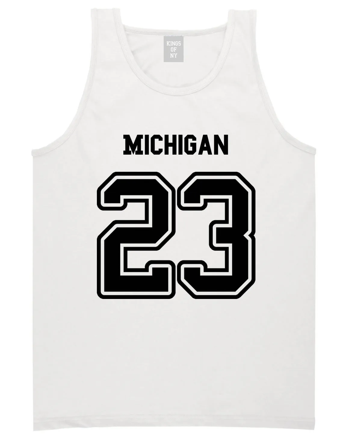 Sport Style Michigan 23 Team State Jersey Mens Tank Top