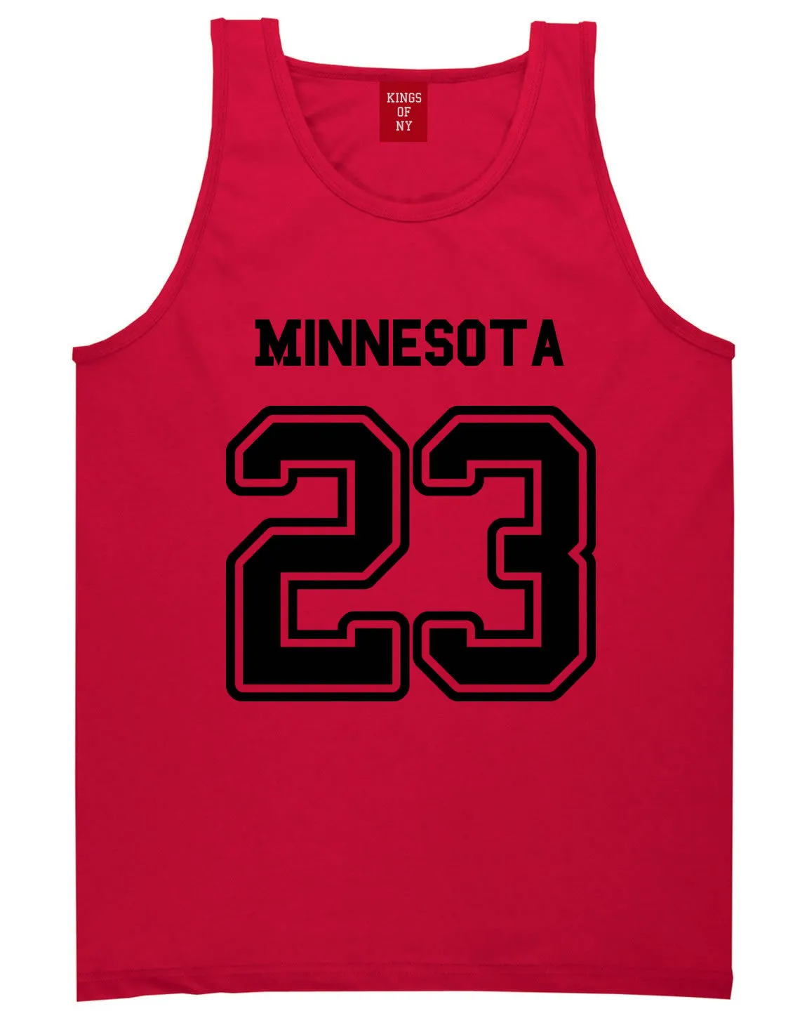 Sport Style Minnestoa 23 Team State Jersey Mens Tank Top