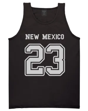 Sport Style New Mexico 23 Team State Jersey Mens Tank Top