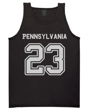 Sport Style Pennsylvania 23 Team State Jersey Mens Tank Top