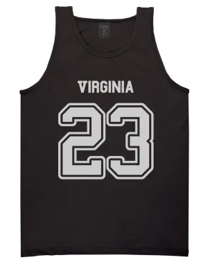 Sport Style Virginia 23 Team State Jersey Mens Tank Top