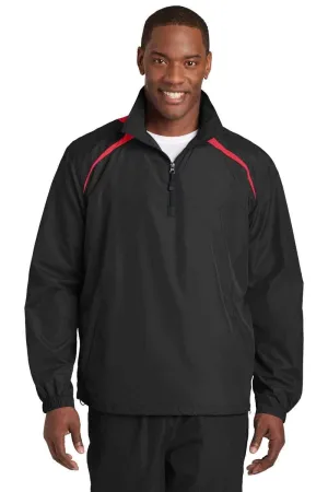 Sport-Tek JST75: 1/2-Zip Wind Shirt