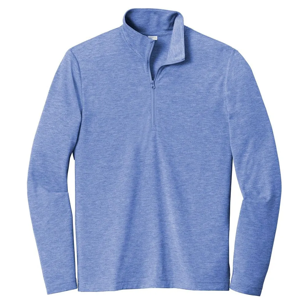 Sport-Tek ® PosiCharge ® Tri-Blend Wicking 1/4-Zip Pullover