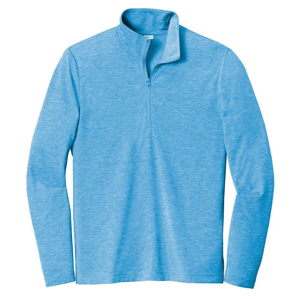 Sport-Tek ® PosiCharge ® Tri-Blend Wicking 1/4-Zip Pullover