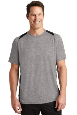 Sport-Tek ST361: Heather Colorblock Contender Tee