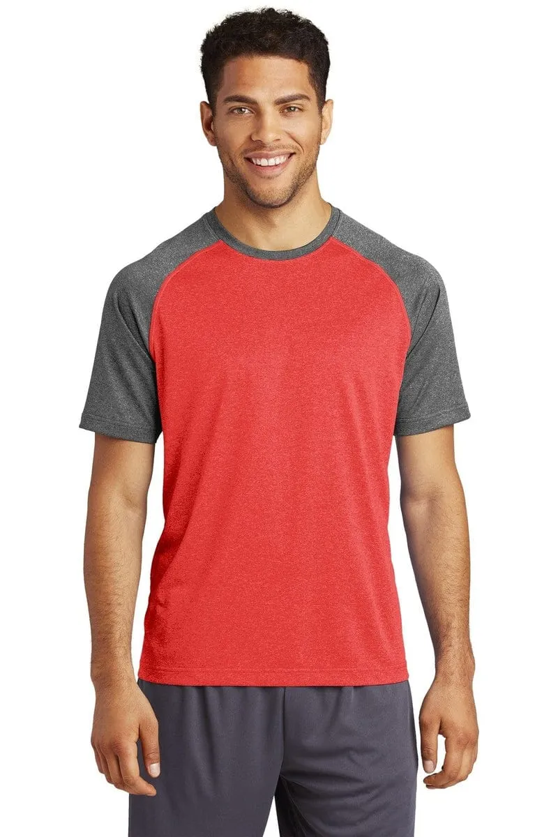 Sport-Tek ST362: Heather-On-Heather Contender Tee