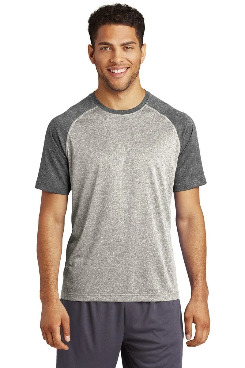 Sport-Tek ST362: Heather-On-Heather Contender Tee