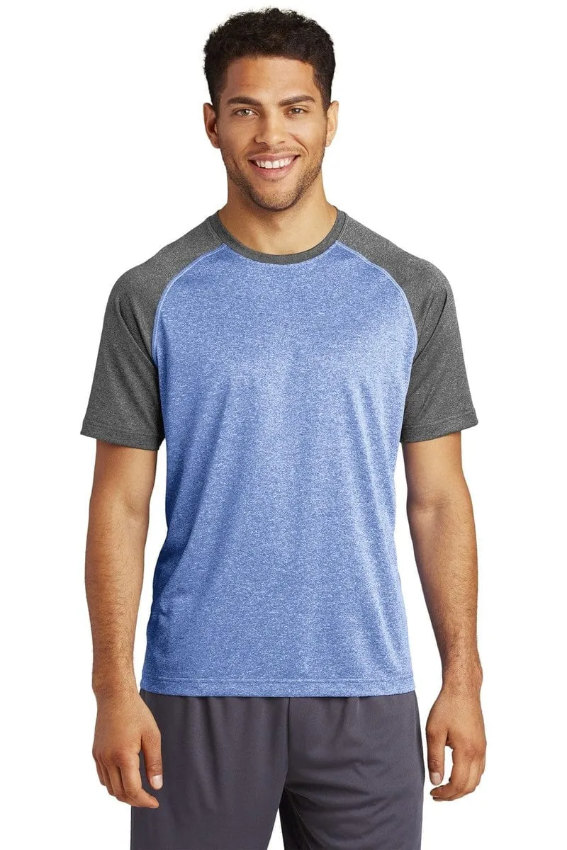 Sport-Tek ST362: Heather-On-Heather Contender Tee