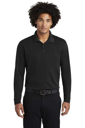 Sport-Tek ST640LS: PosiCharge RacerMesh Long Sleeve Polo