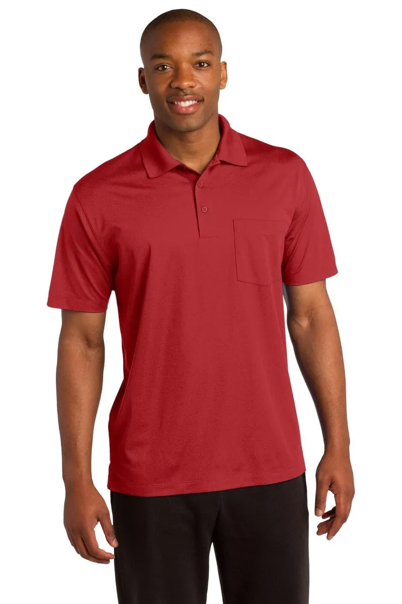 Sport-Tek ST651: Micropique Sport-Wick Pocket Polo