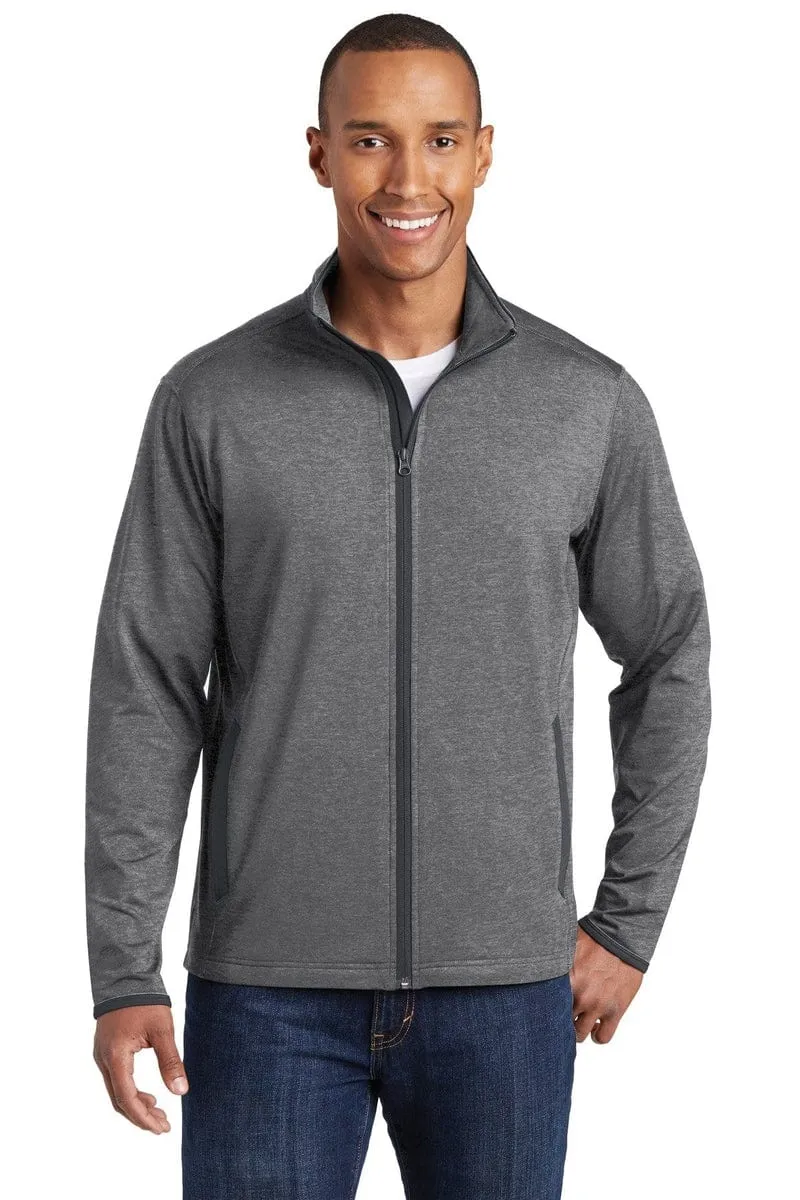 Sport-Tek ST853: Sport-Wick Stretch Contrast Full-Zip Jacket