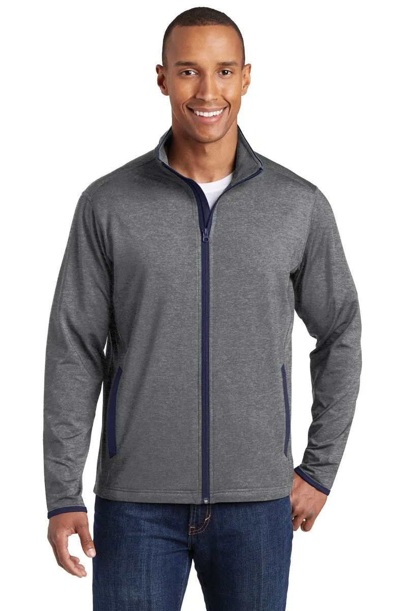 Sport-Tek ST853: Sport-Wick Stretch Contrast Full-Zip Jacket