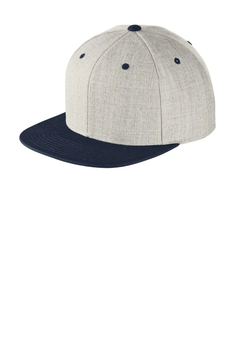 Sport-Tek STC19: Yupoong Flat Bill Snapback Cap