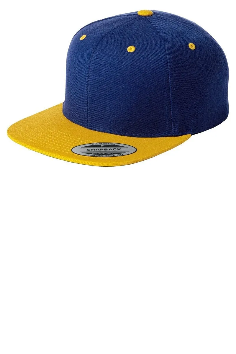 Sport-Tek STC19: Yupoong Flat Bill Snapback Cap