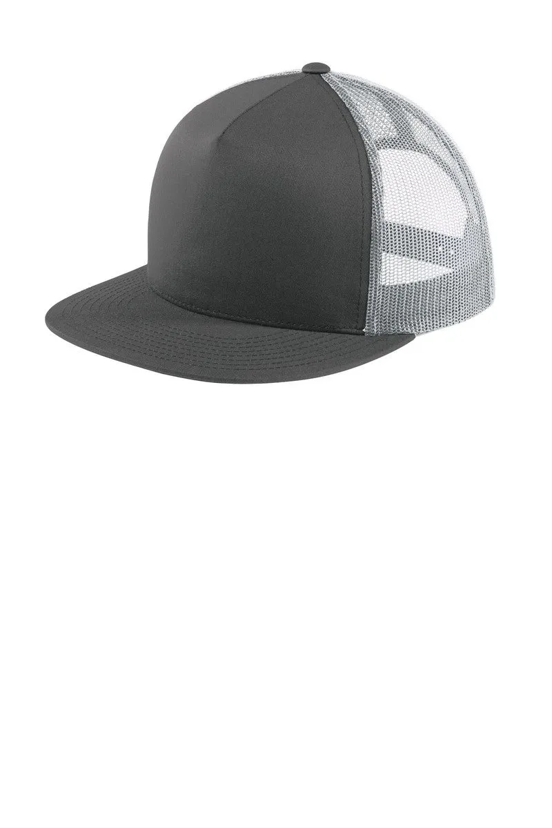 Sport-Tek STC38: Yupoong 5-Panel Classic Trucker Mesh Back Cap