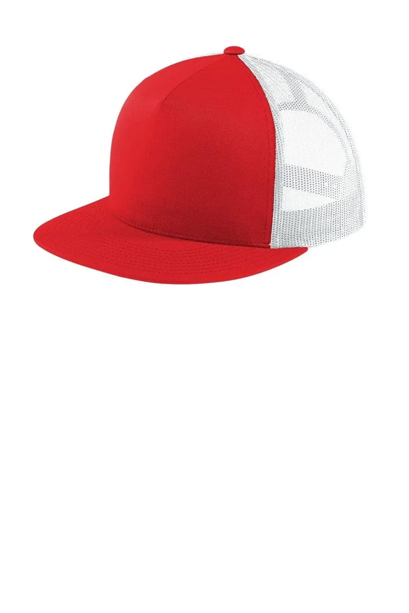 Sport-Tek STC38: Yupoong 5-Panel Classic Trucker Mesh Back Cap