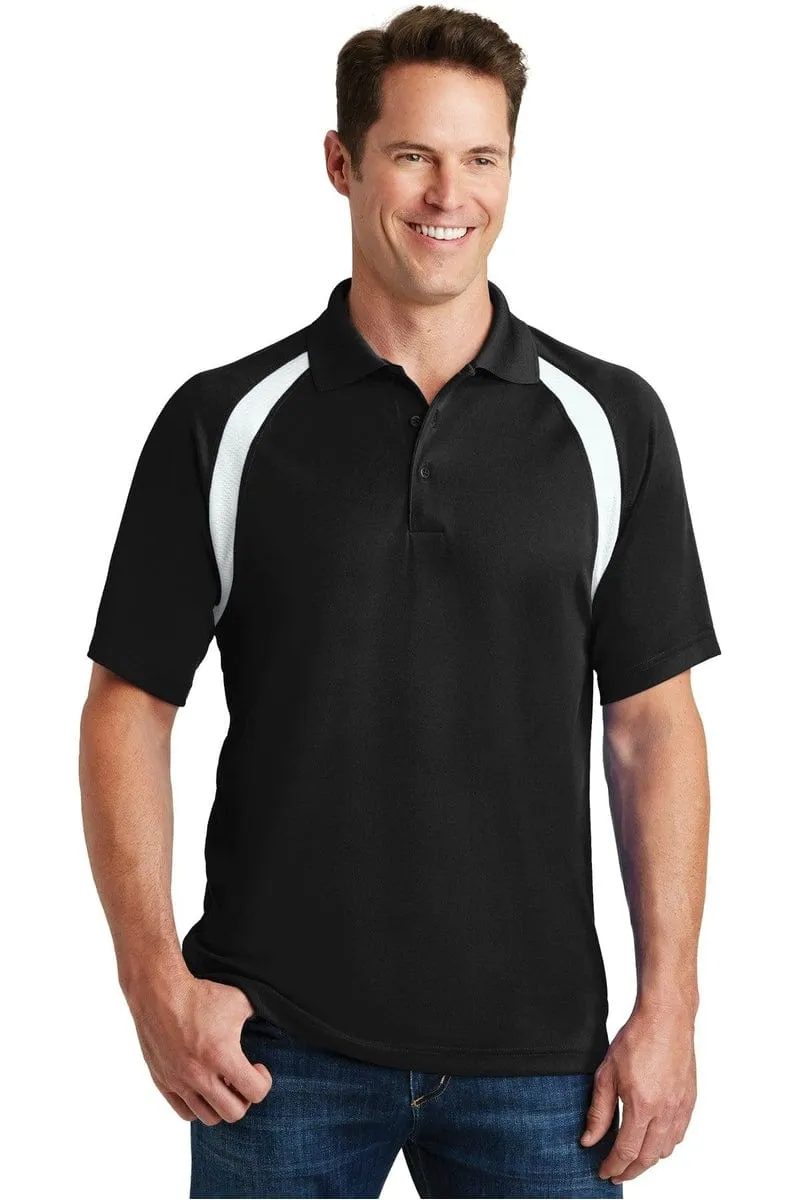 Sport-Tek T476: Dry Zone Colorblock Raglan Polo