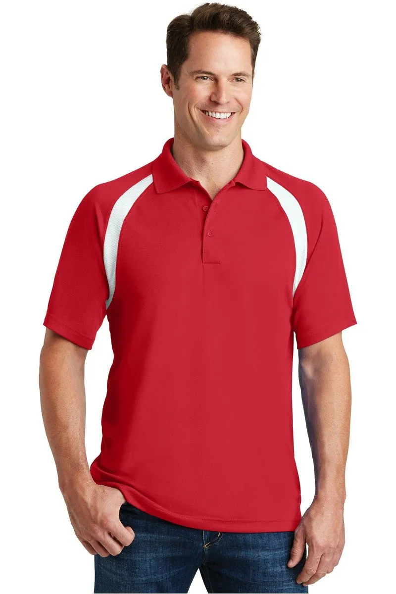 Sport-Tek T476: Dry Zone Colorblock Raglan Polo