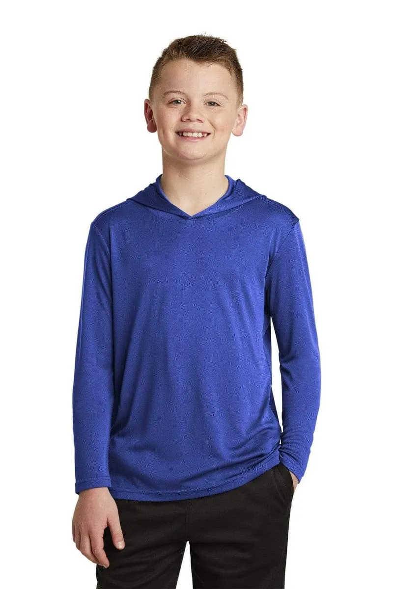 Sport-Tek YST358: Youth Hooded Shirt