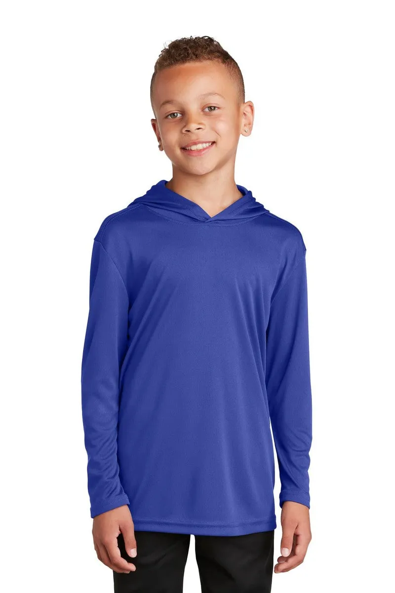 Sport-Tek YST358: Youth Hooded Shirt