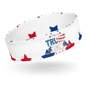 Sports Headband I'm A Trump Girl Quick Dry Yoga Political Sweatband